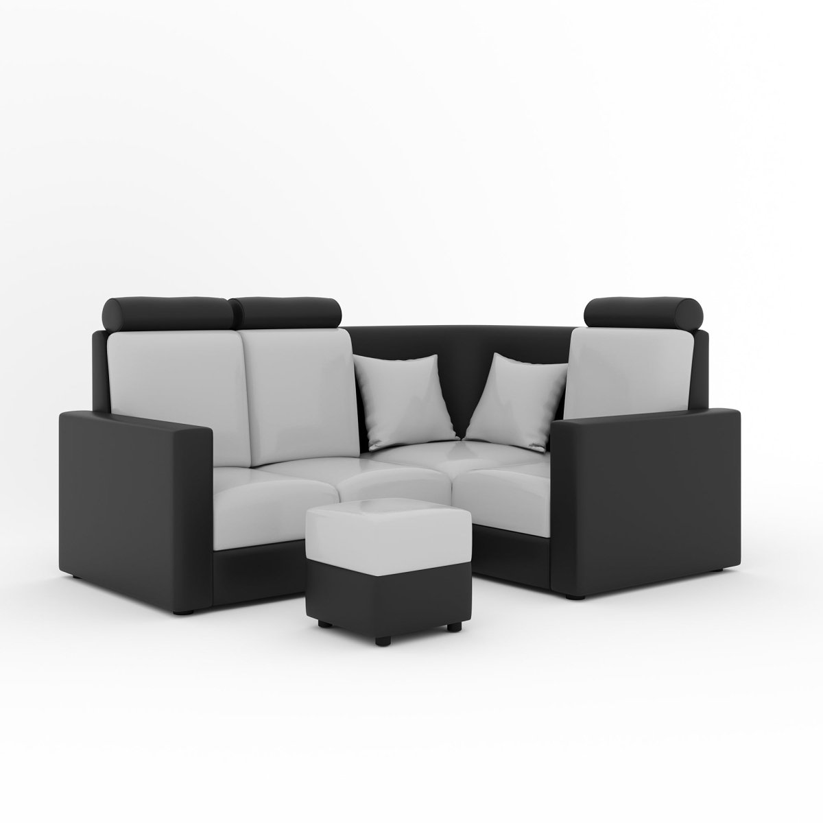 L Shape Corner Mini Sofa Series [with Normal Handles] with Box Moda - Sekar Lifestyle