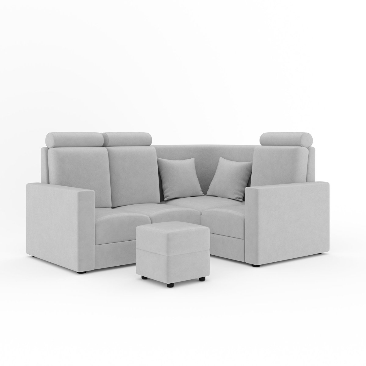 L Shape Corner Mini Sofa Series [with Normal Handles] with Box Moda - Sekar Lifestyle