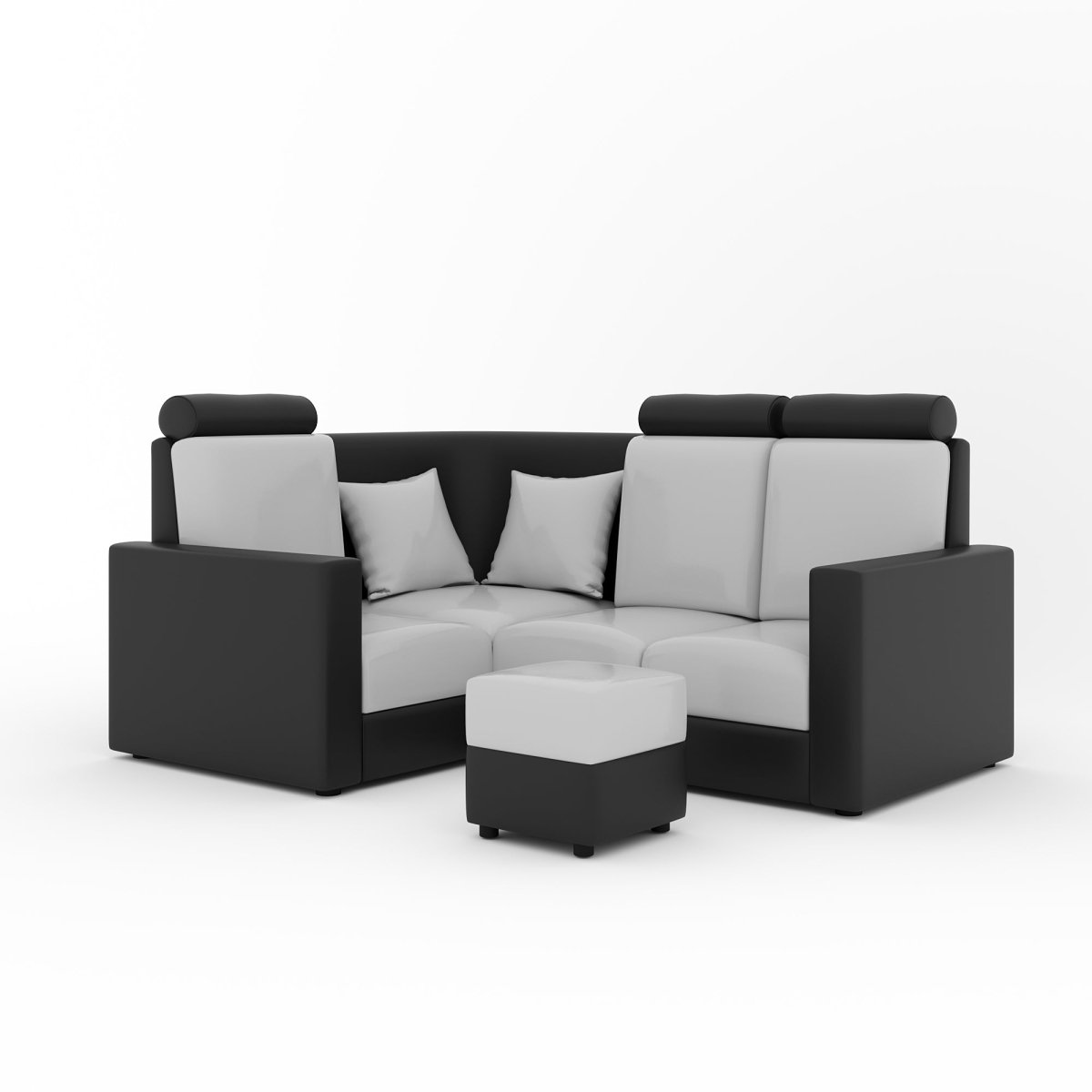 L Shape Corner Mini Sofa Series [with Normal Handles] with Box Moda - Sekar Lifestyle