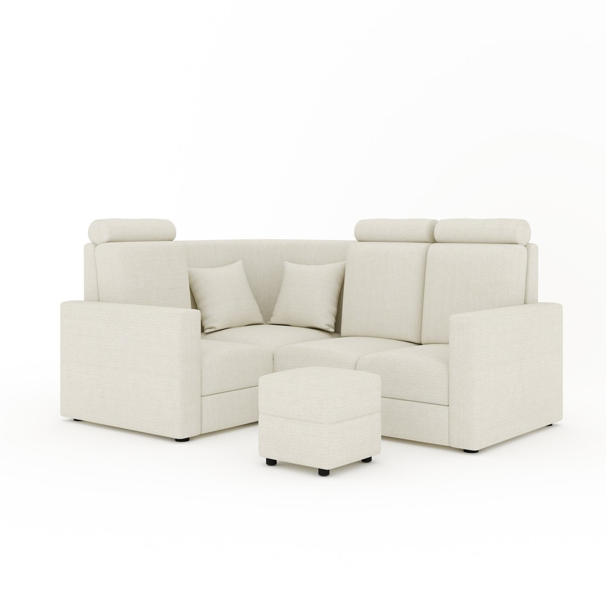 L Shape Corner Mini Sofa Series [with Normal Handles] with Box Moda - Sekar Lifestyle