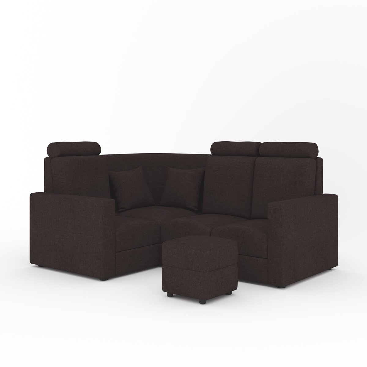 L Shape Corner Mini Sofa Series [with Normal Handles] with Box Moda - Sekar Lifestyle