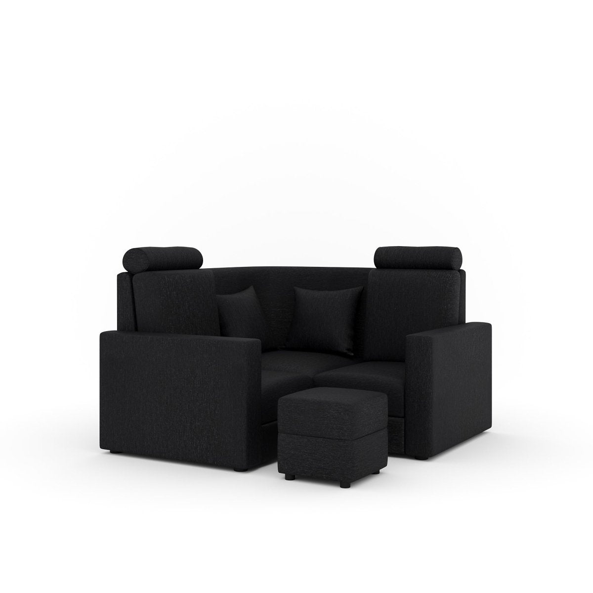 L Shape Corner Mini Sofa Series [with Normal Handles] with Box Moda - Sekar Lifestyle