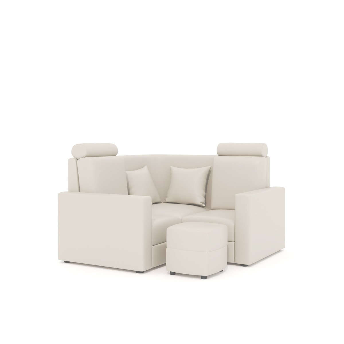 L Shape Corner Mini Sofa Series [with Normal Handles] with Box Moda - Sekar Lifestyle