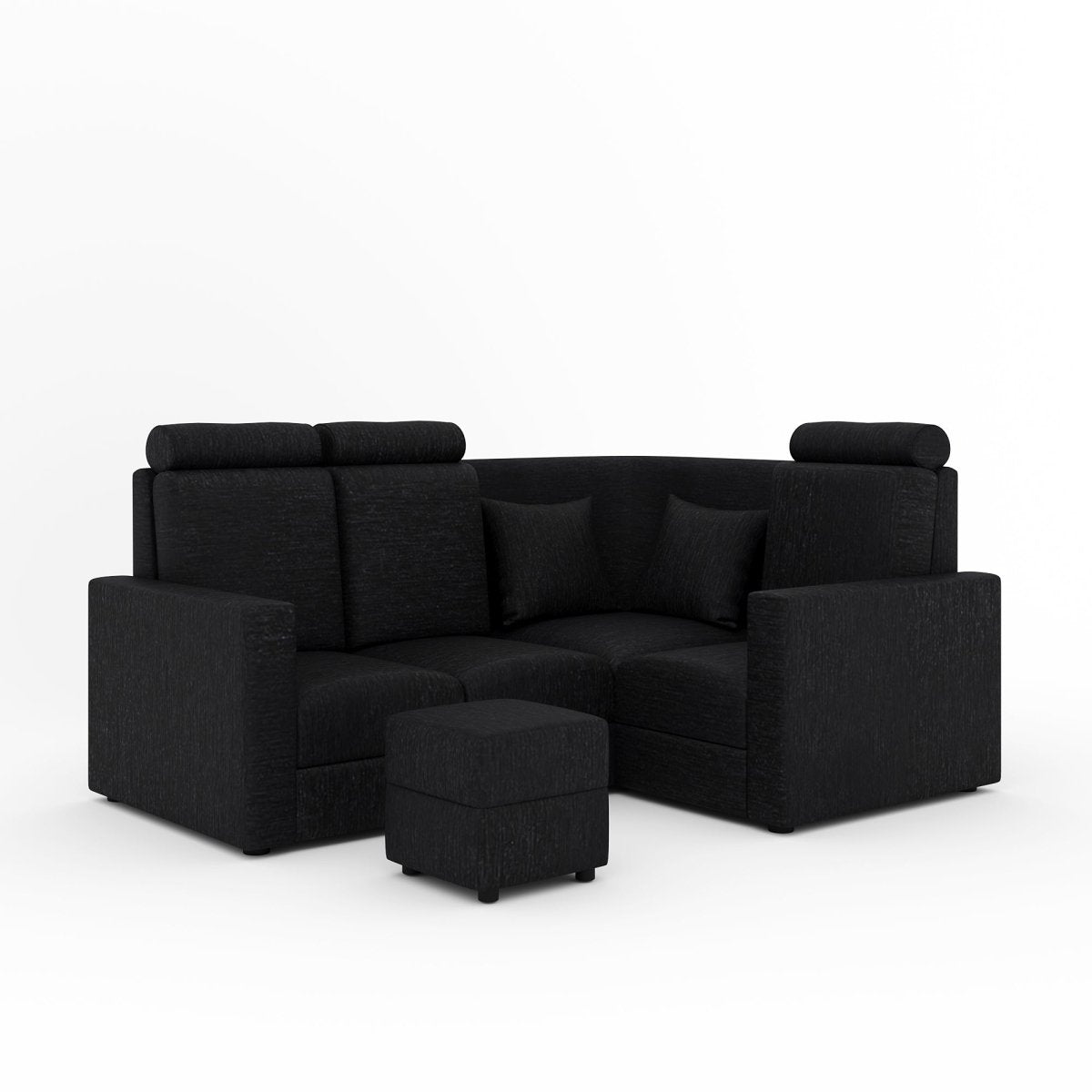 L Shape Corner Mini Sofa Series [with Normal Handles] with Box Moda - Sekar Lifestyle
