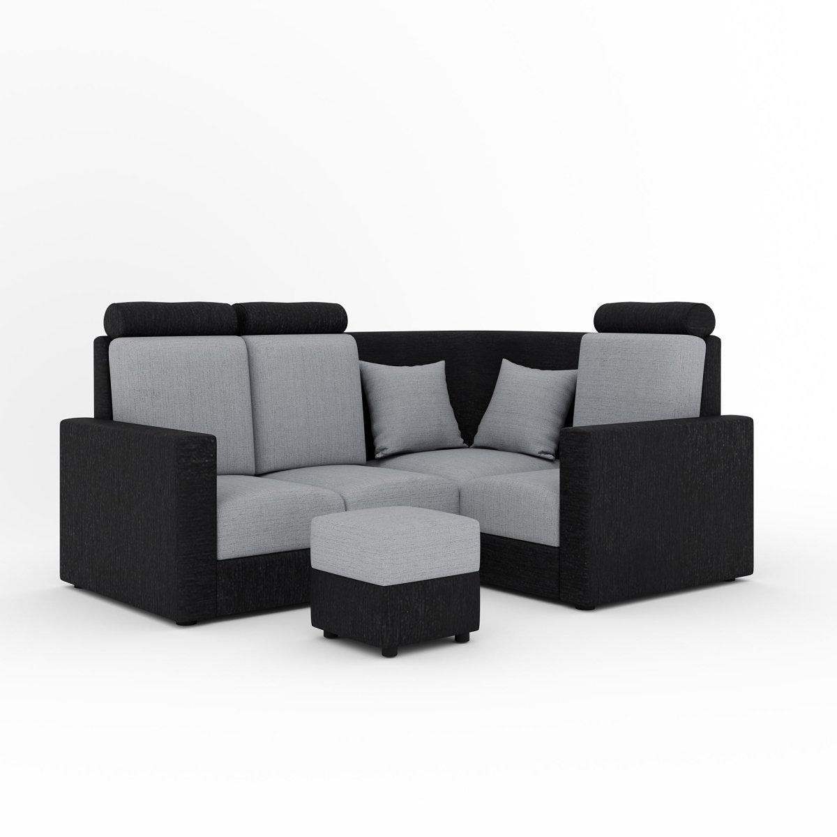 L Shape Corner Mini Sofa Series [with Normal Handles] with Box Moda - Sekar Lifestyle