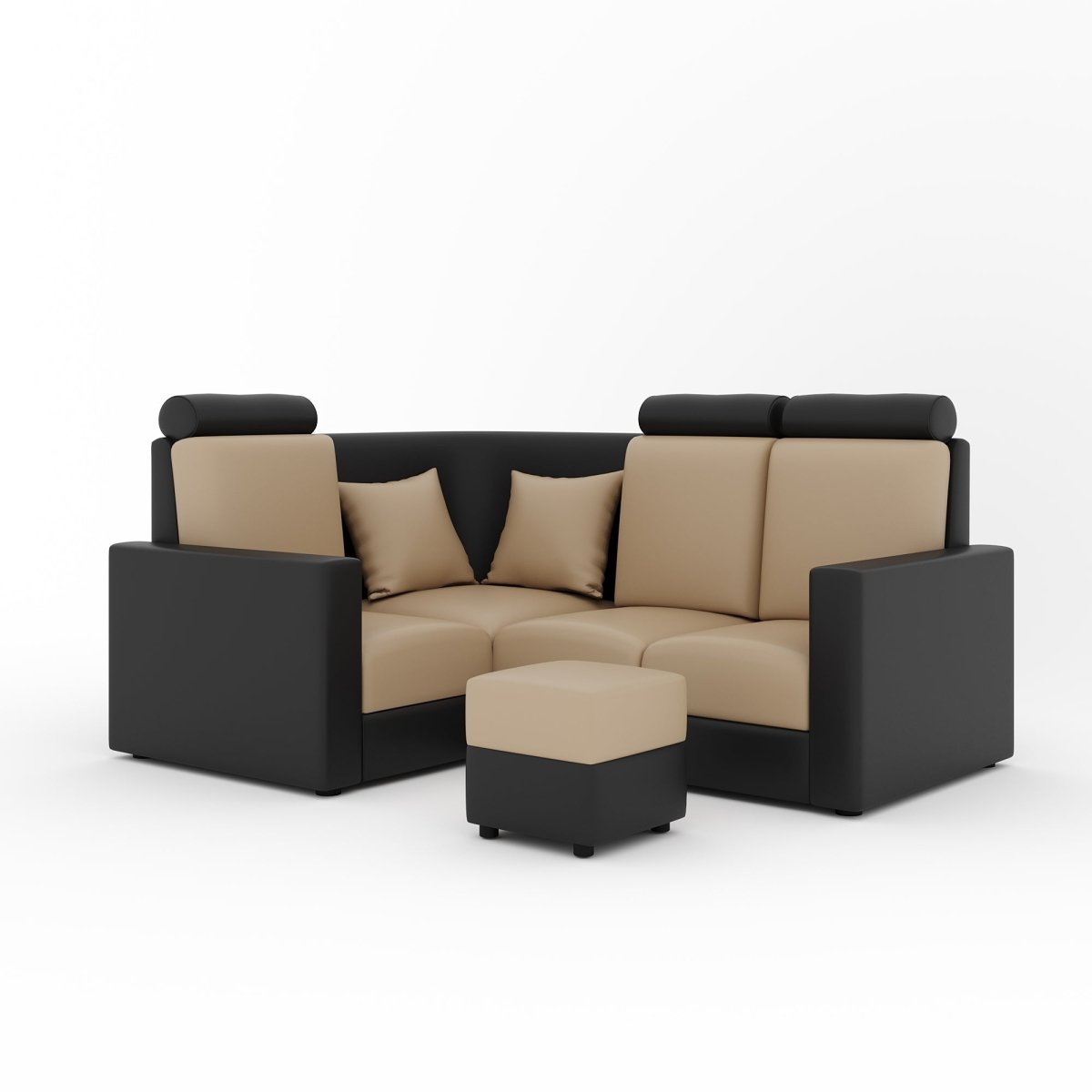 L Shape Corner Mini Sofa Series [with Normal Handles] with Box Moda - Sekar Lifestyle