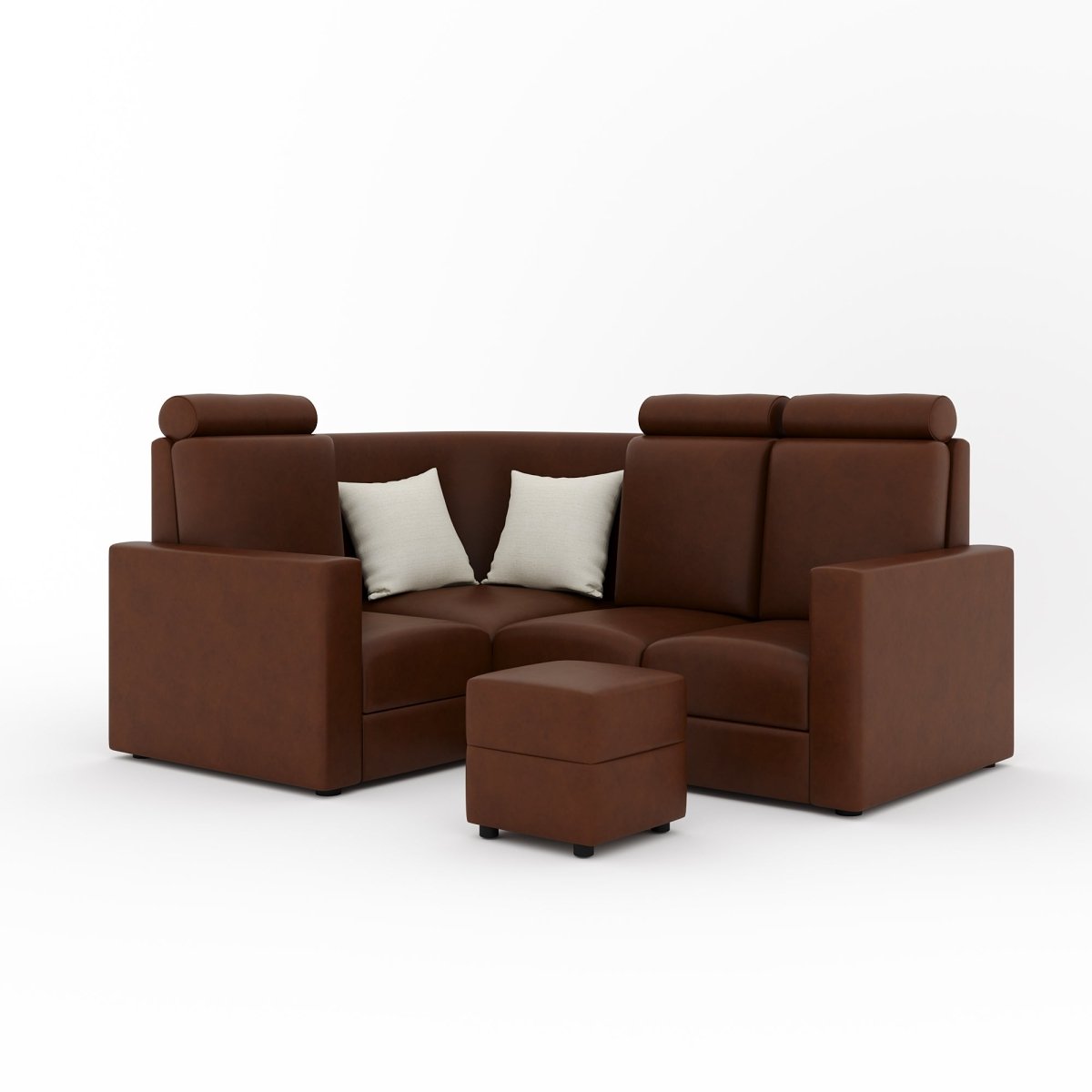 L Shape Corner Mini Sofa Series [with Normal Handles] with Box Moda - Sekar Lifestyle
