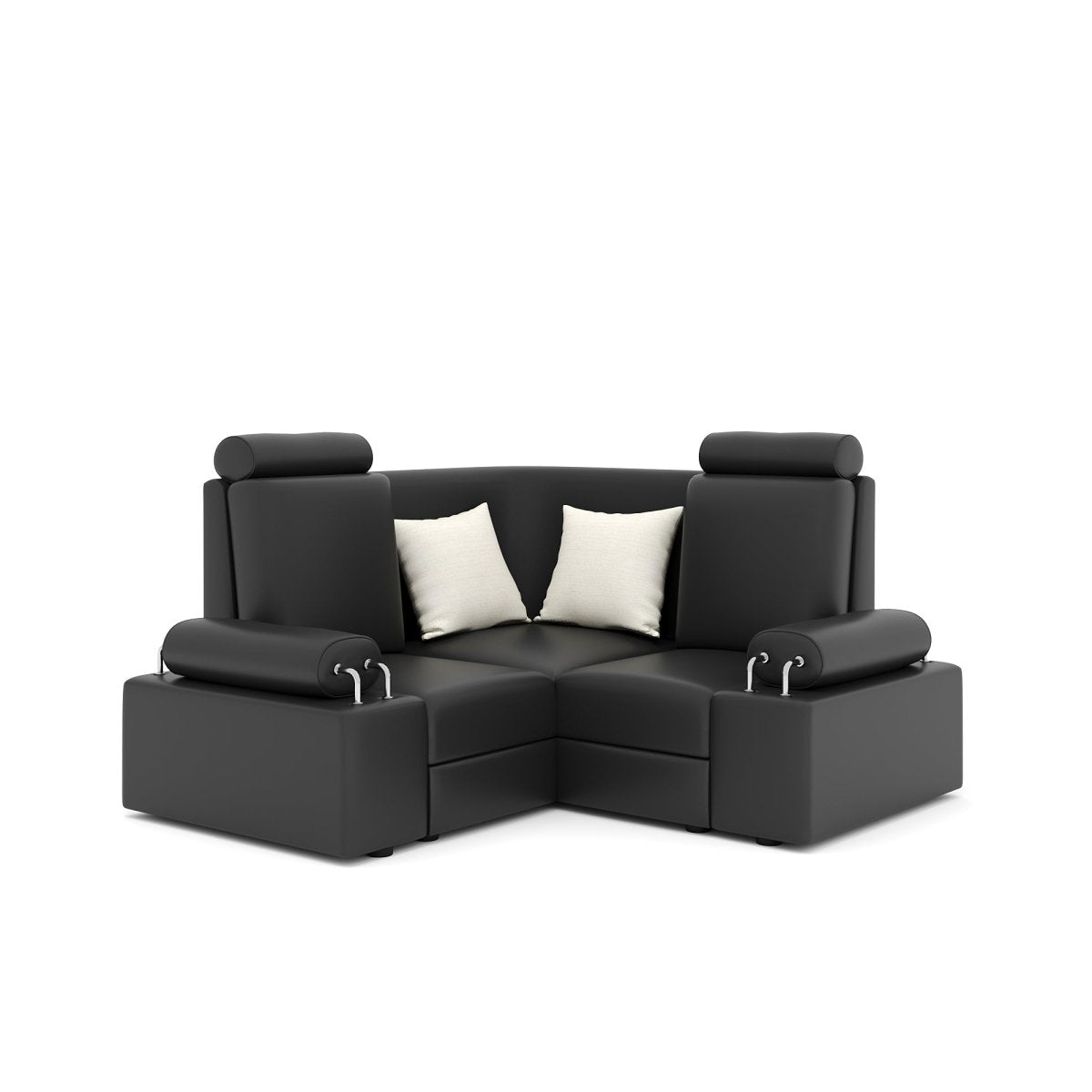 L Shape Corner Mini Sofa Series [with Steel Handles] - Sekar Lifestyle