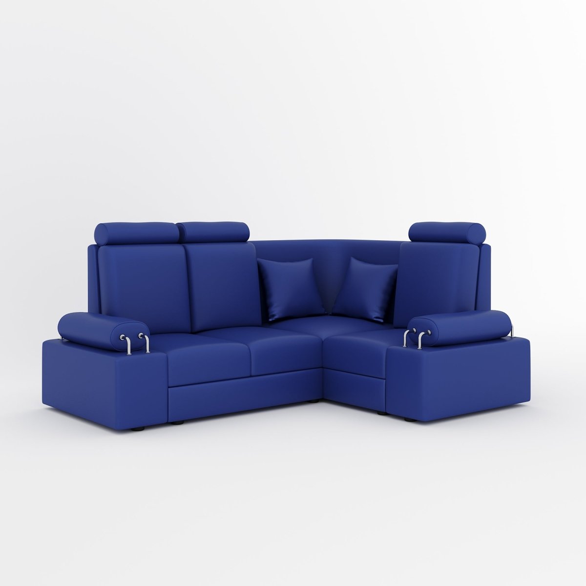 L Shape Corner Mini Sofa Series [with Steel Handles] - Sekar Lifestyle