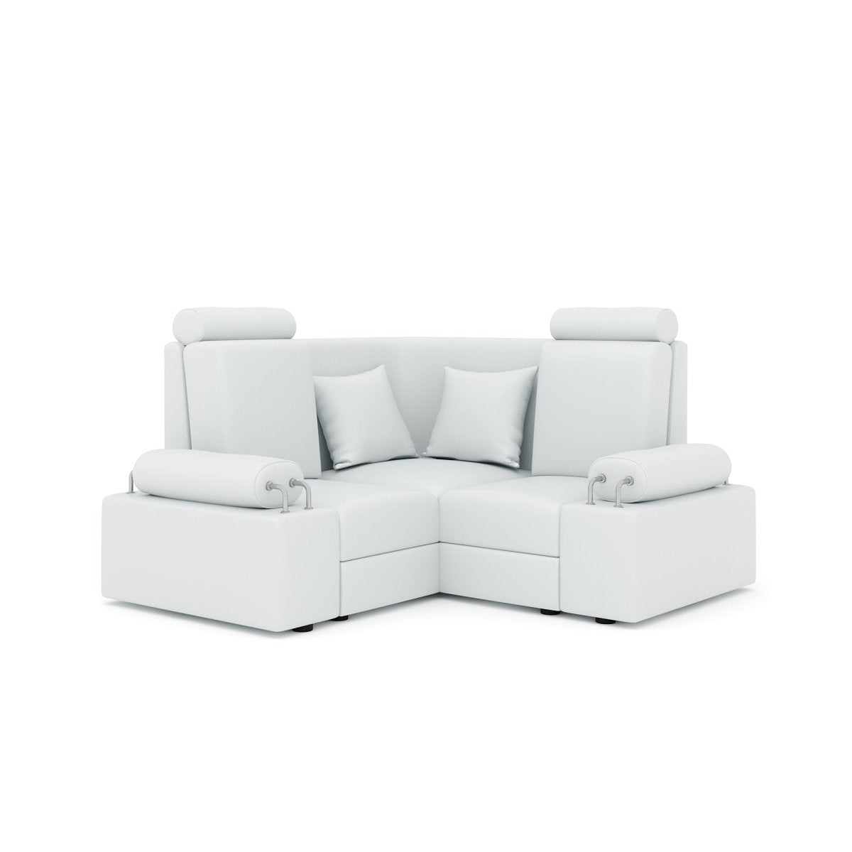 L Shape Corner Mini Sofa Series [with Steel Handles] - Sekar Lifestyle
