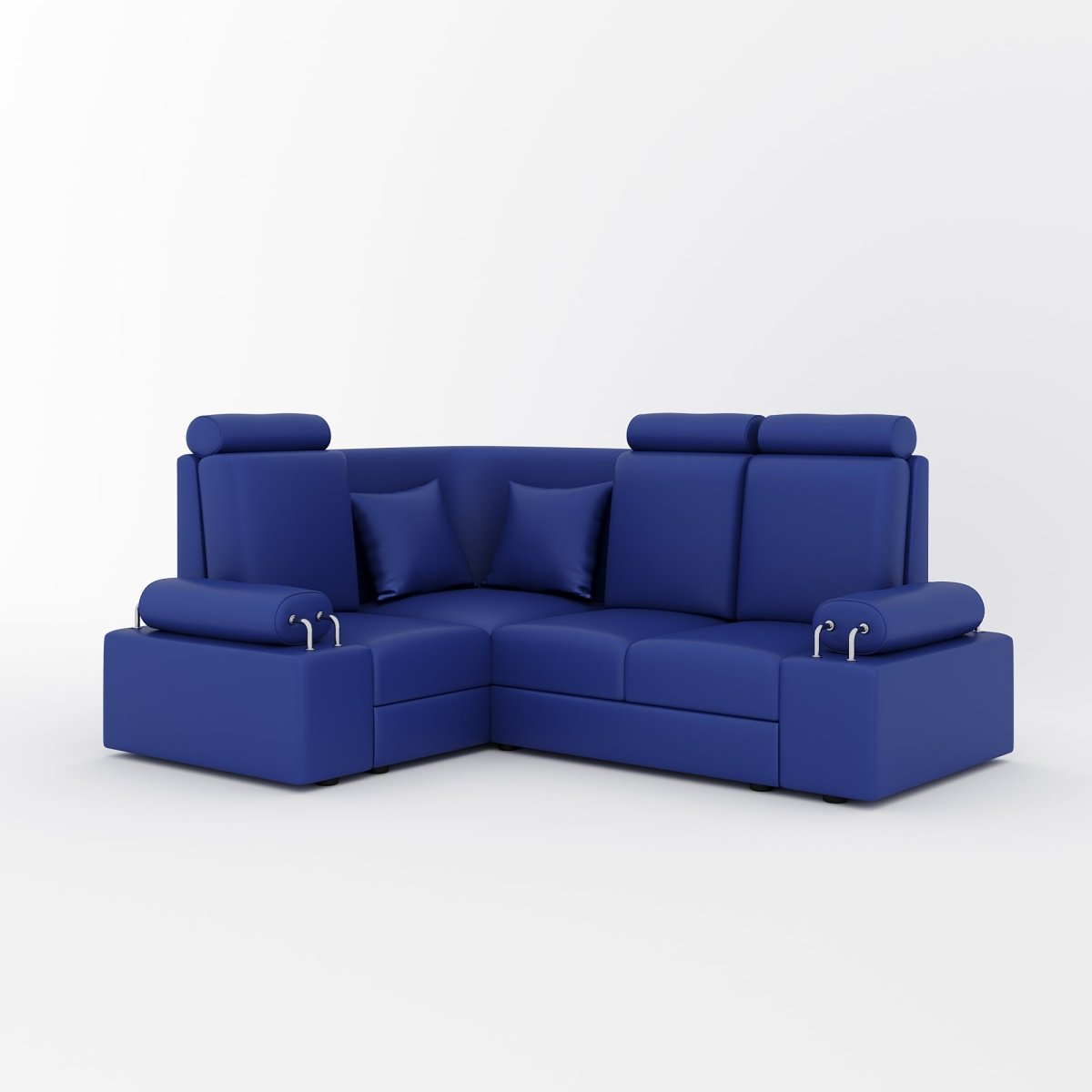 L Shape Corner Mini Sofa Series [with Steel Handles] - Sekar Lifestyle