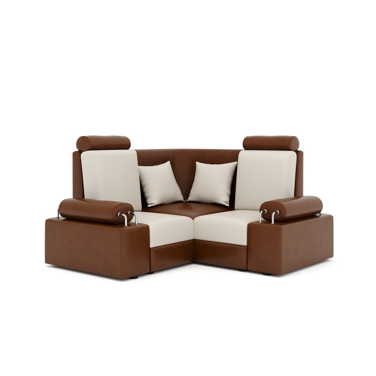 L Shape Corner Mini Sofa Series [with Steel Handles] - Sekar Lifestyle