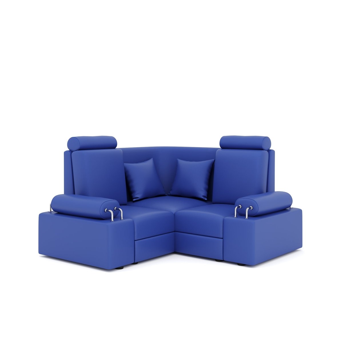 L Shape Corner Mini Sofa Series [with Steel Handles] - Sekar Lifestyle