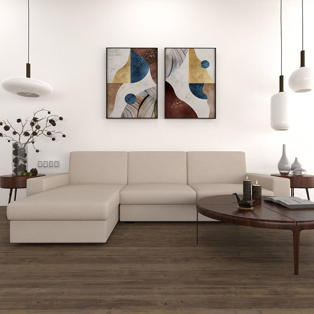 Leatherette Compact Series Sofa Set - Sekar Lifestyle