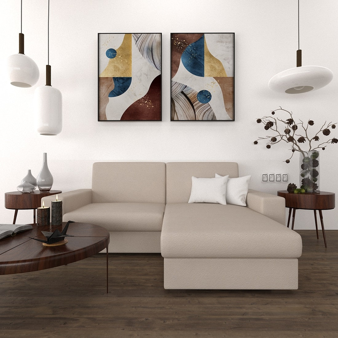 Leatherette Compact Series Sofa Set - Sekar Lifestyle