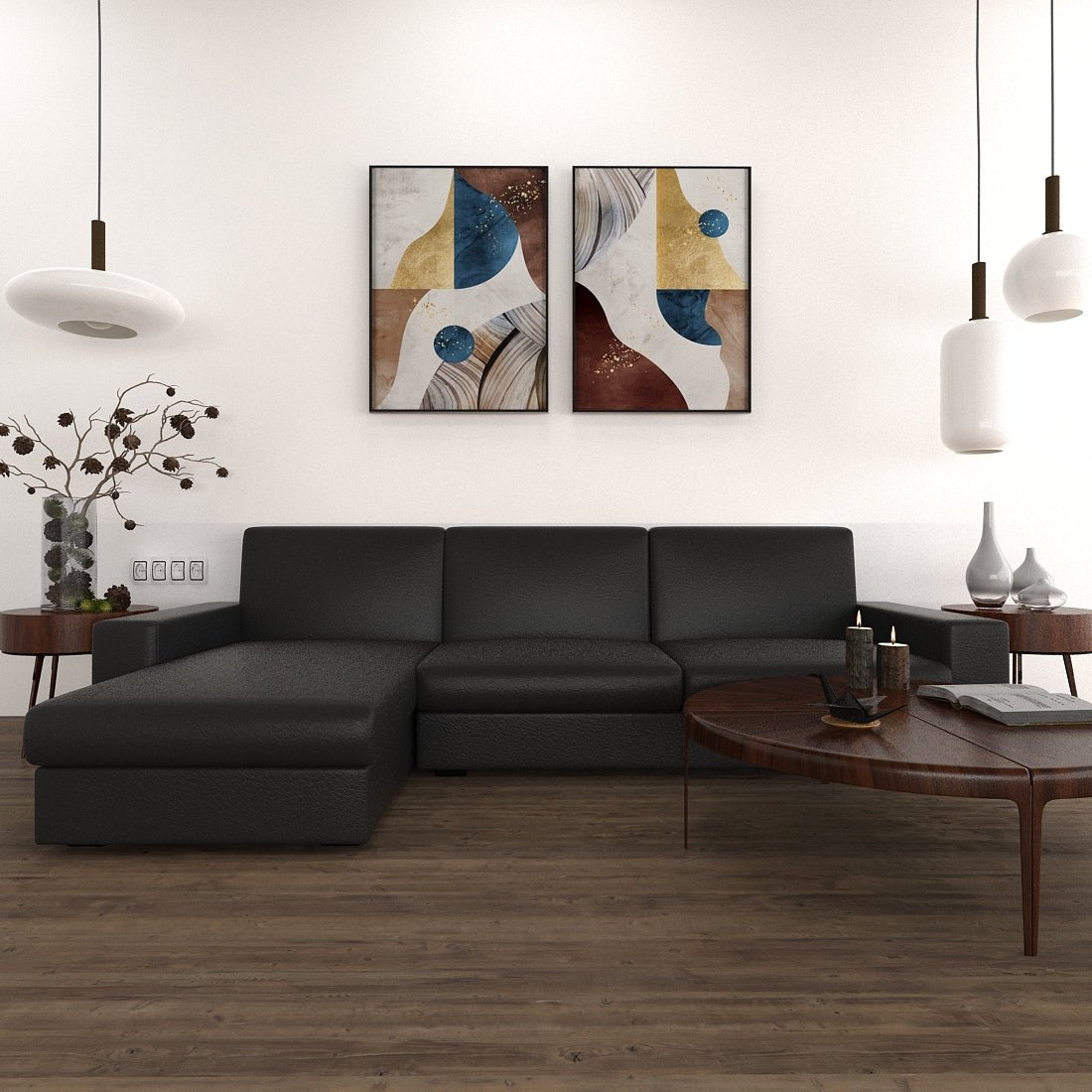 Leatherette Compact Series Sofa Set - Sekar Lifestyle