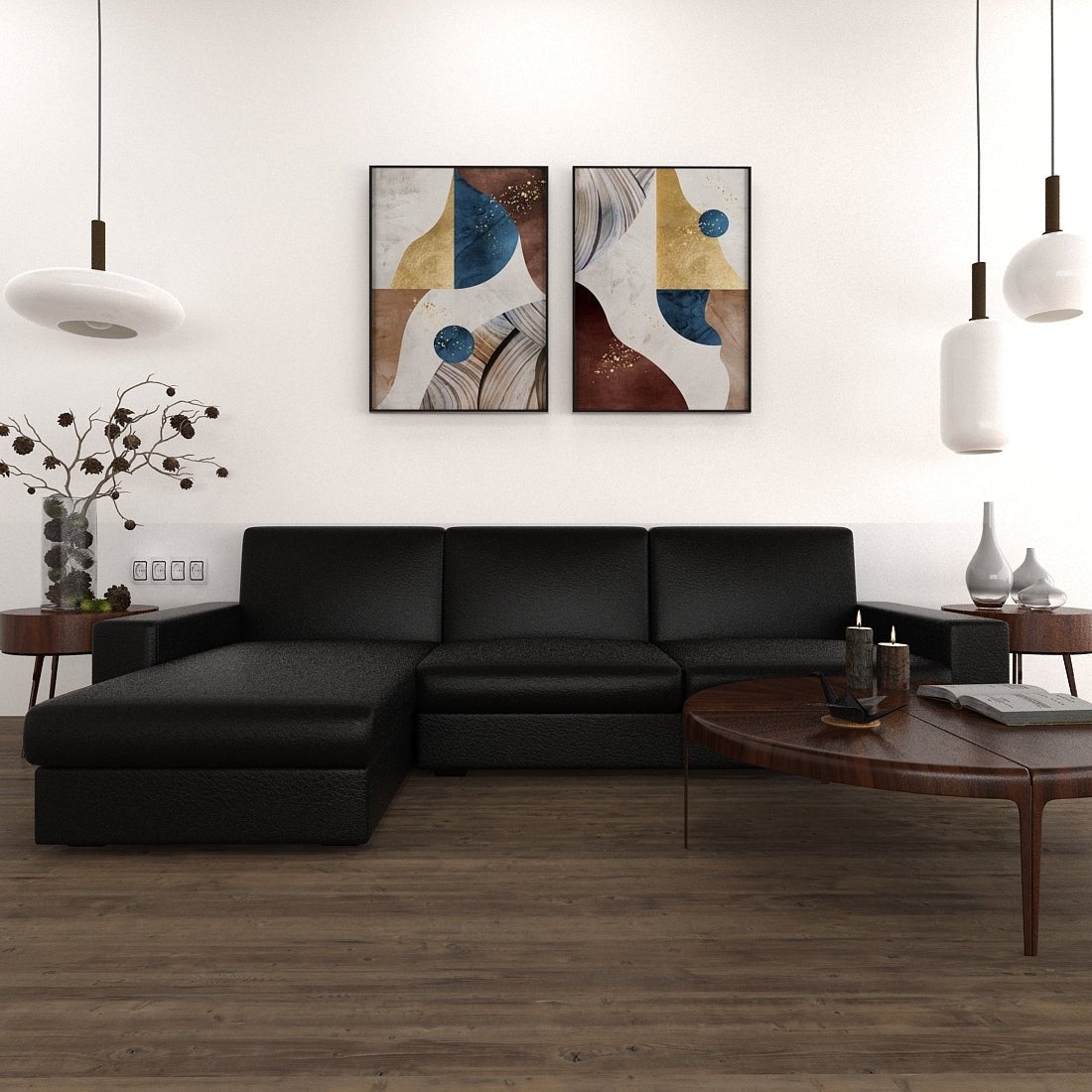 Leatherette Compact Series Sofa Set - Sekar Lifestyle