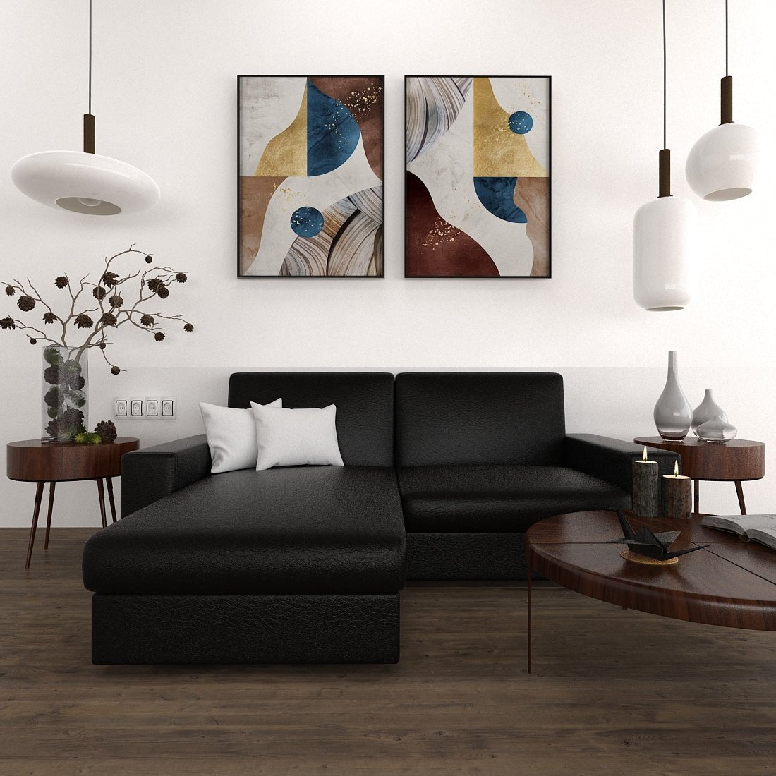 Leatherette Compact Series Sofa Set - Sekar Lifestyle