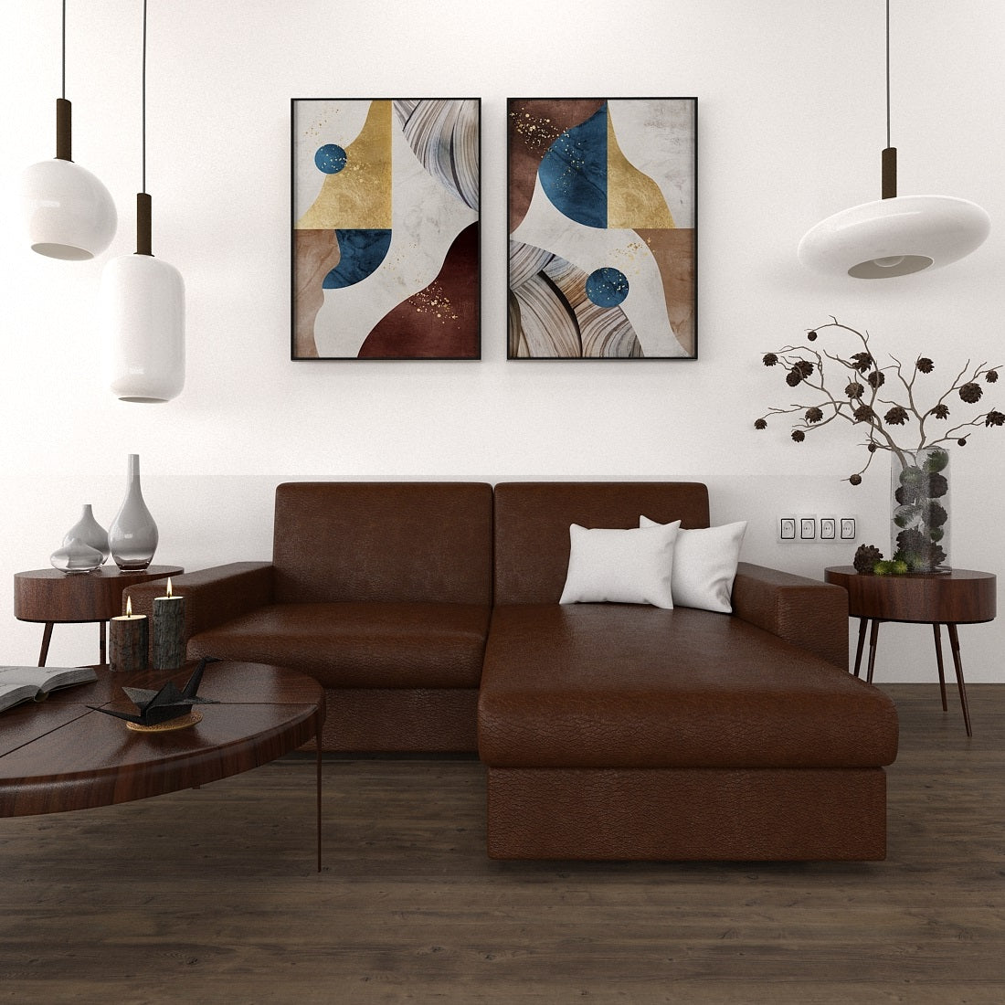 Leatherette Compact Series Sofa Set - Sekar Lifestyle
