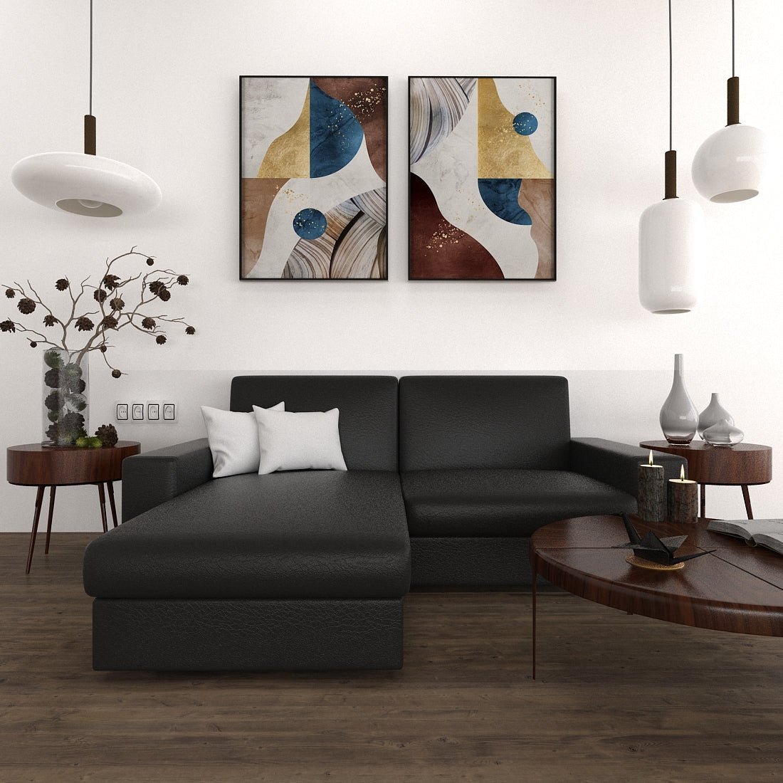 Leatherette Compact Series Sofa Set - Sekar Lifestyle