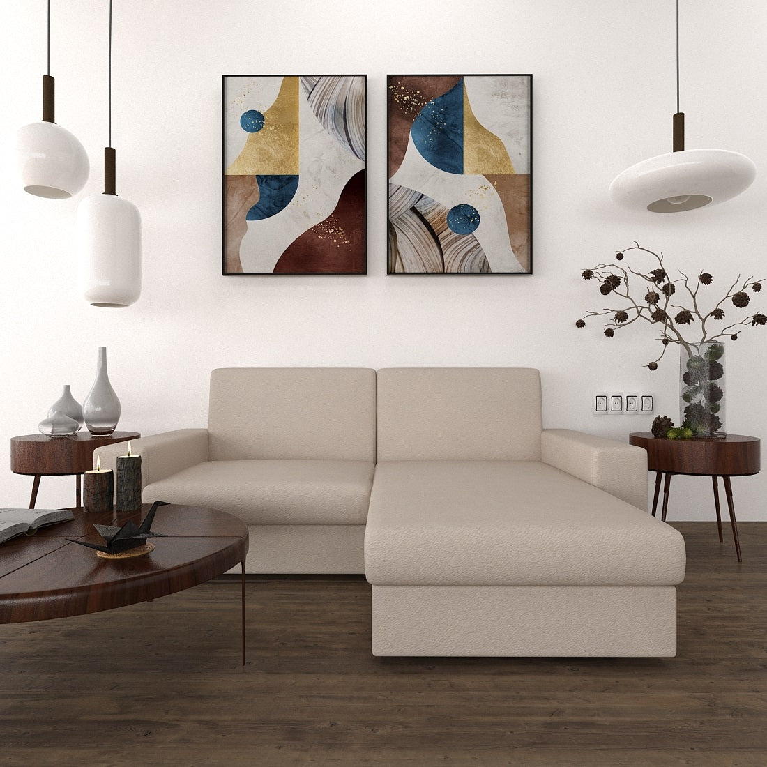 Leatherette Compact Series Sofa Set - Sekar Lifestyle