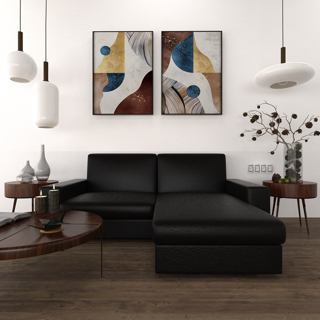 Leatherette Compact Series Sofa Set - Sekar Lifestyle