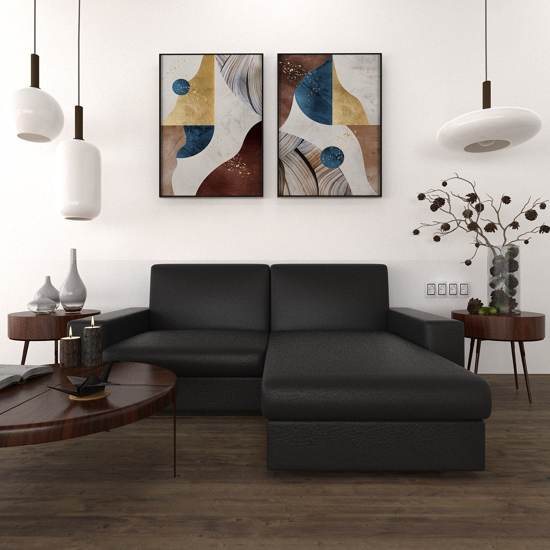 Leatherette Compact Series Sofa Set - Sekar Lifestyle