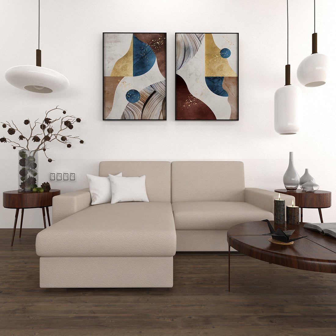 Leatherette Compact Series Sofa Set - Sekar Lifestyle