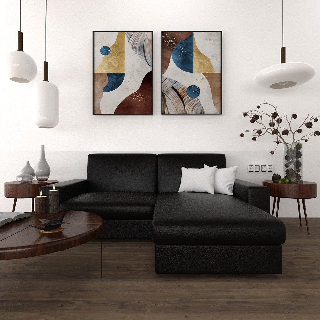 Leatherette Compact Series Sofa Set - Sekar Lifestyle