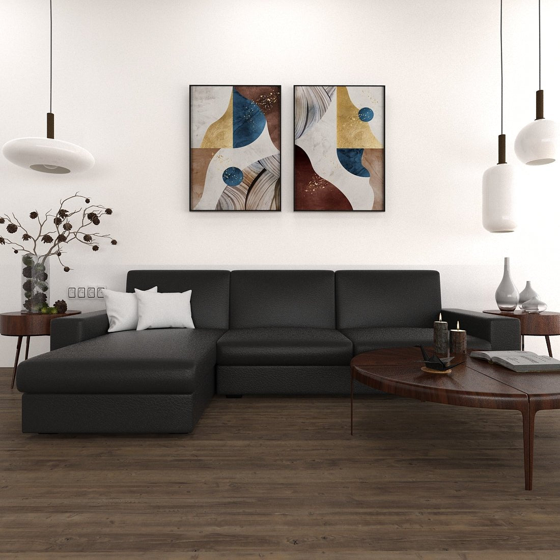 Leatherette Compact Series Sofa Set - Sekar Lifestyle