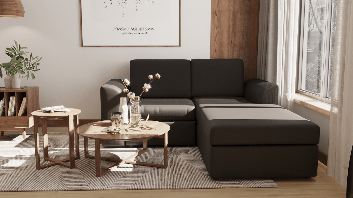 Lounge Series LHS Fabric Sofa Set - Sekar Lifestyle