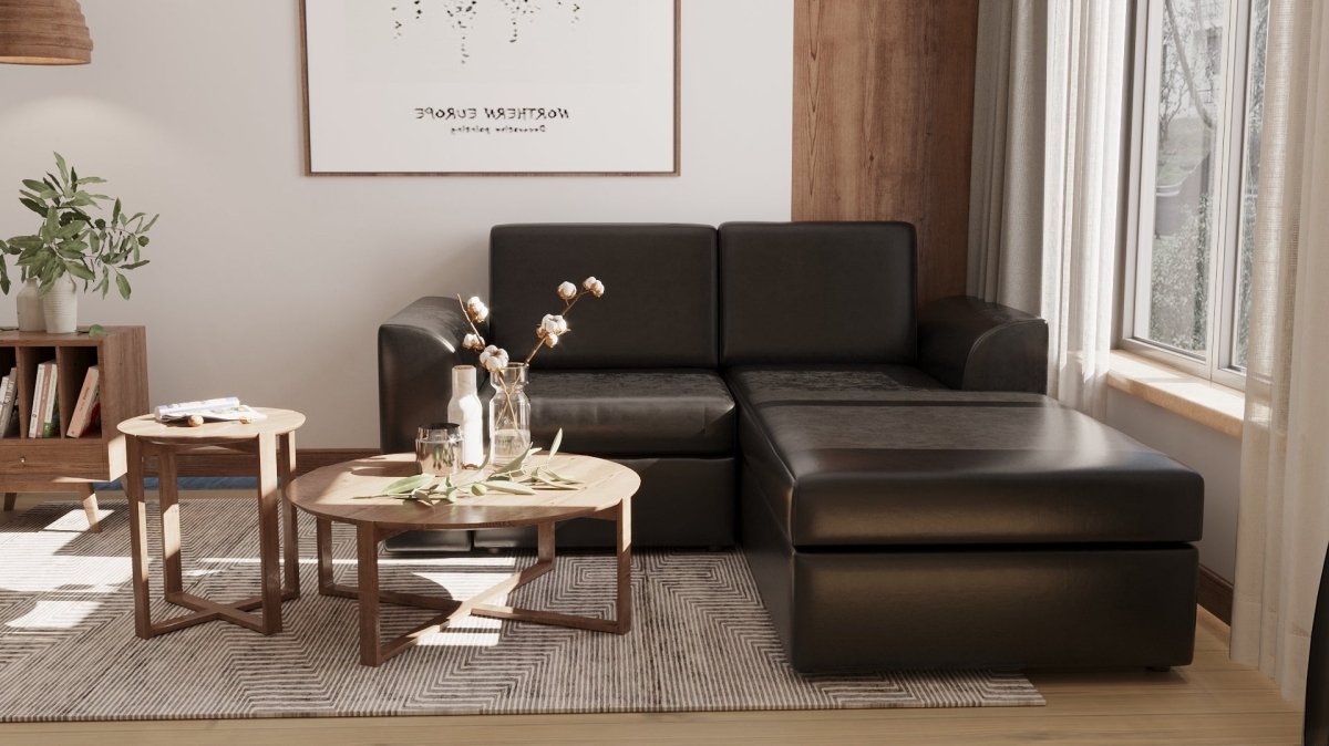 Lounge Series LHS Leatherette Sofa Set - Sekar Lifestyle