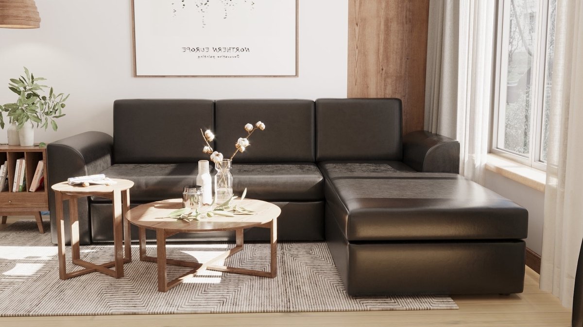 Lounge Series LHS Leatherette Sofa Set - Sekar Lifestyle