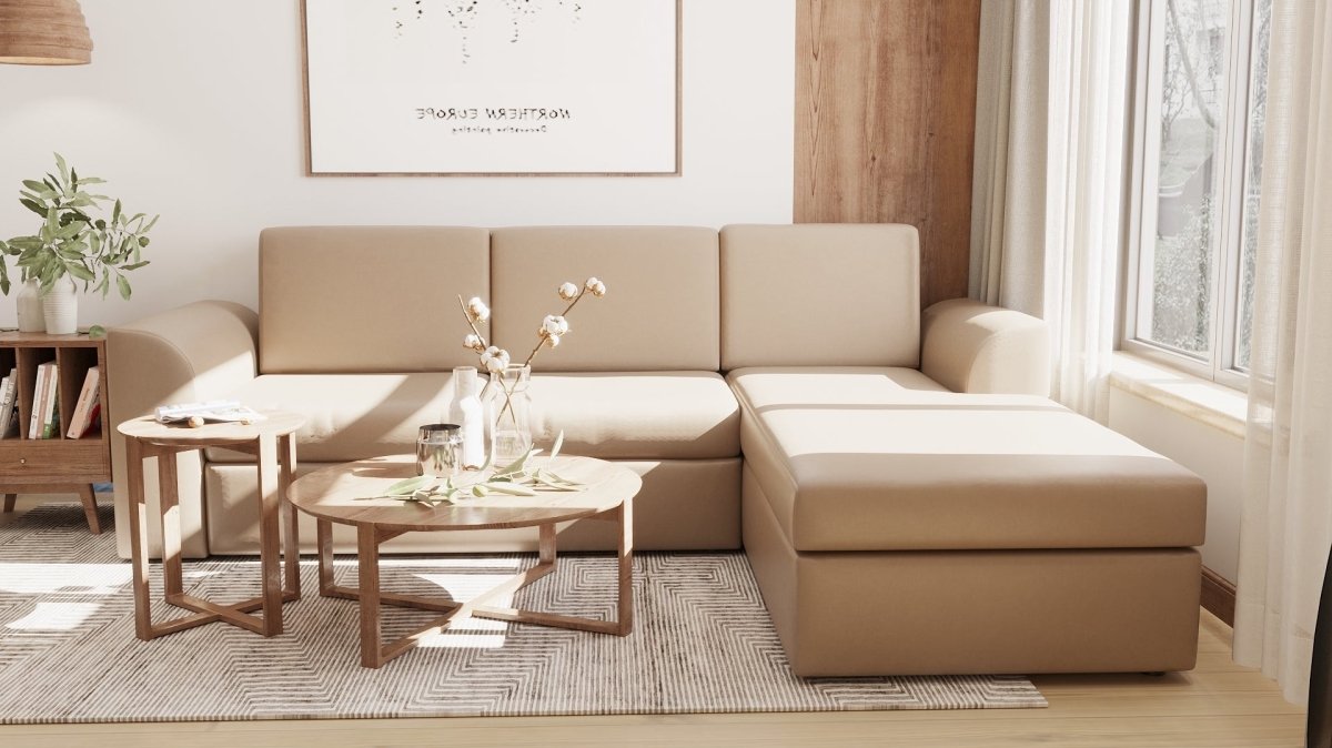 Lounge Series LHS Leatherette Sofa Set - Sekar Lifestyle