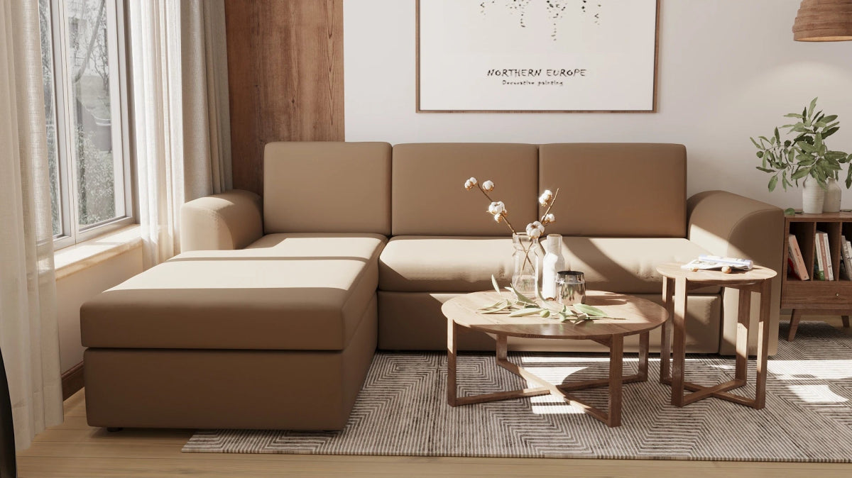 Lounge Series RHS Fabric Sofa Set - Sekar Lifestyle