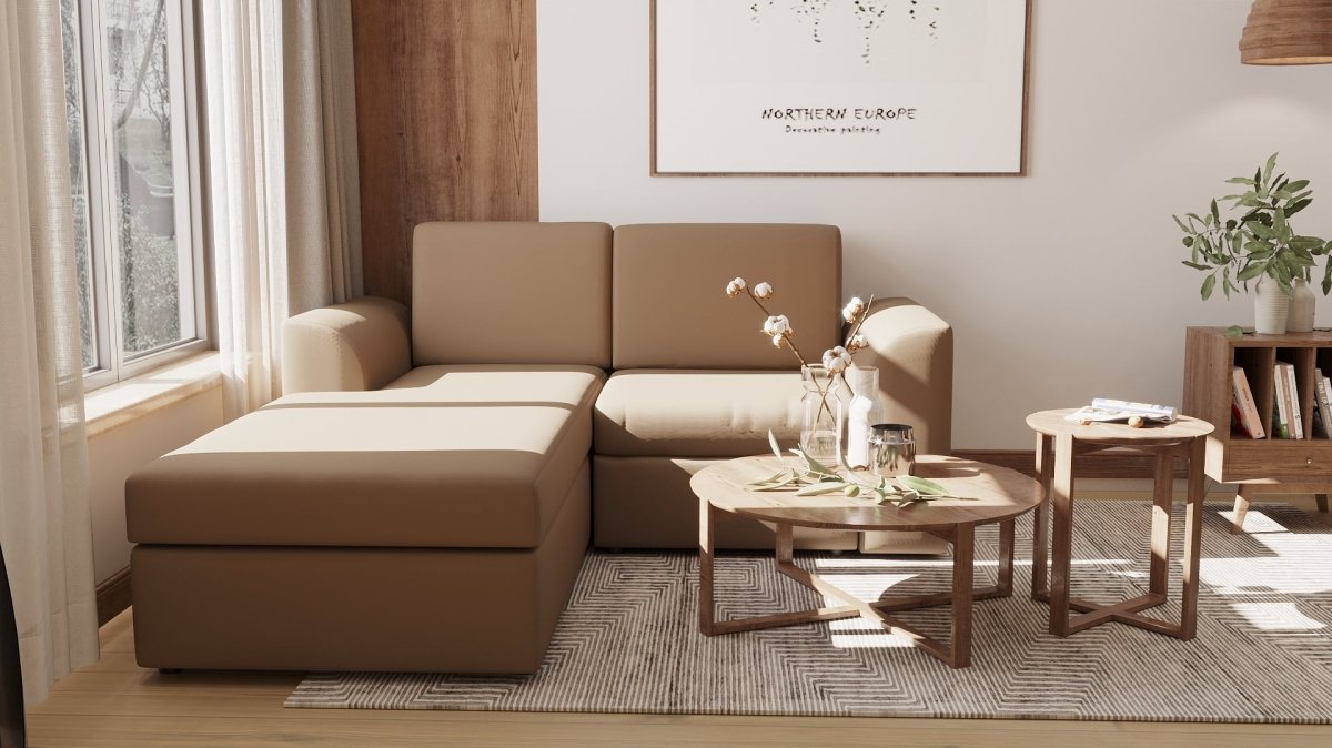 Lounge Series RHS Fabric Sofa Set - Sekar Lifestyle