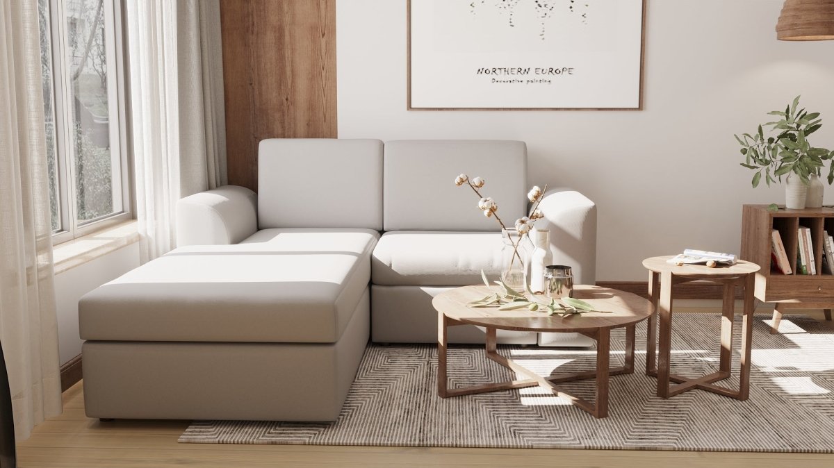 Lounge Series RHS Fabric Sofa Set - Sekar Lifestyle