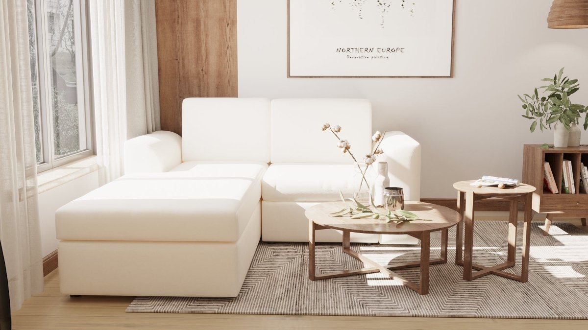 Lounge Series RHS Fabric Sofa Set - Sekar Lifestyle