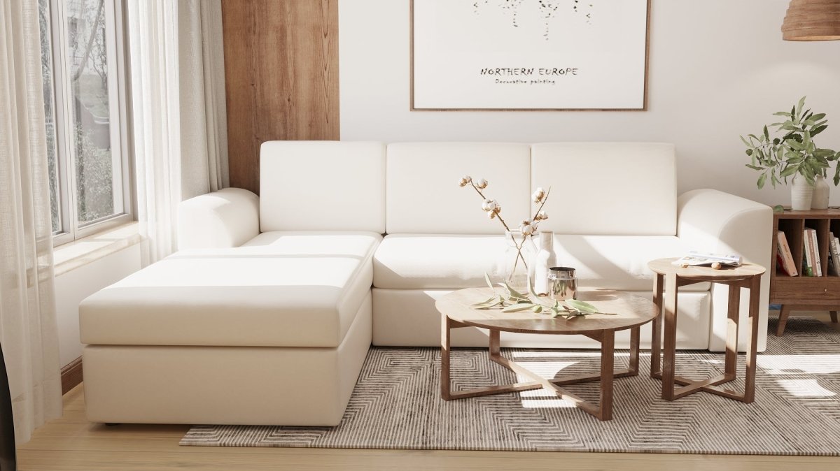 Lounge Series RHS Leatherette Sofa Set - Sekar Lifestyle