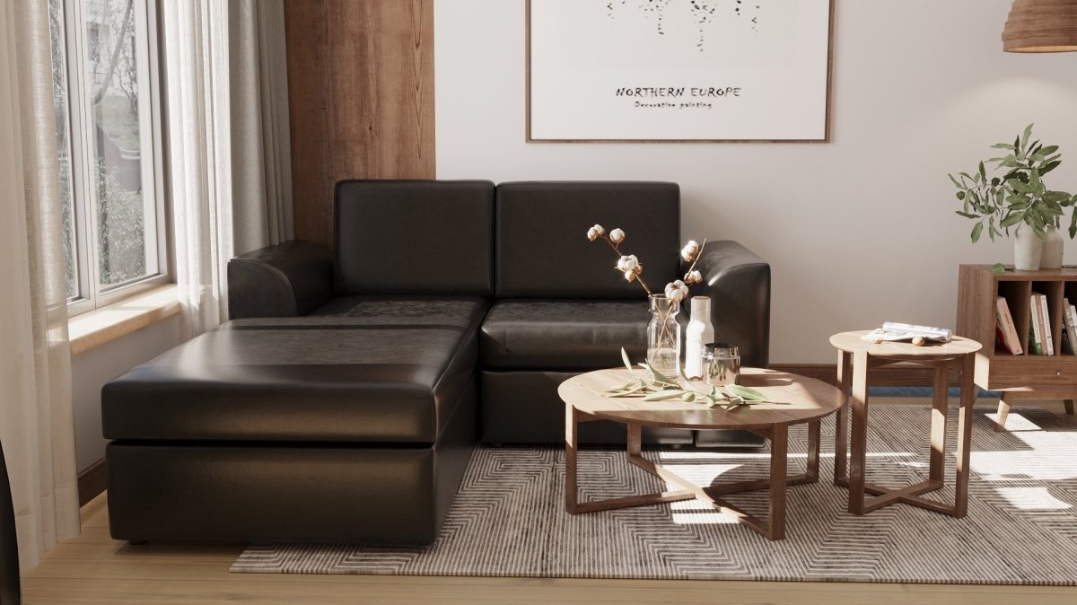 Lounge Series RHS Leatherette Sofa Set - Sekar Lifestyle