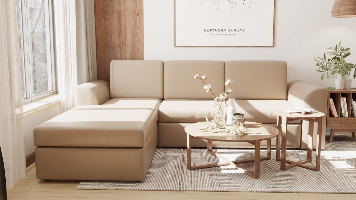 Lounge Series RHS Leatherette Sofa Set - Sekar Lifestyle