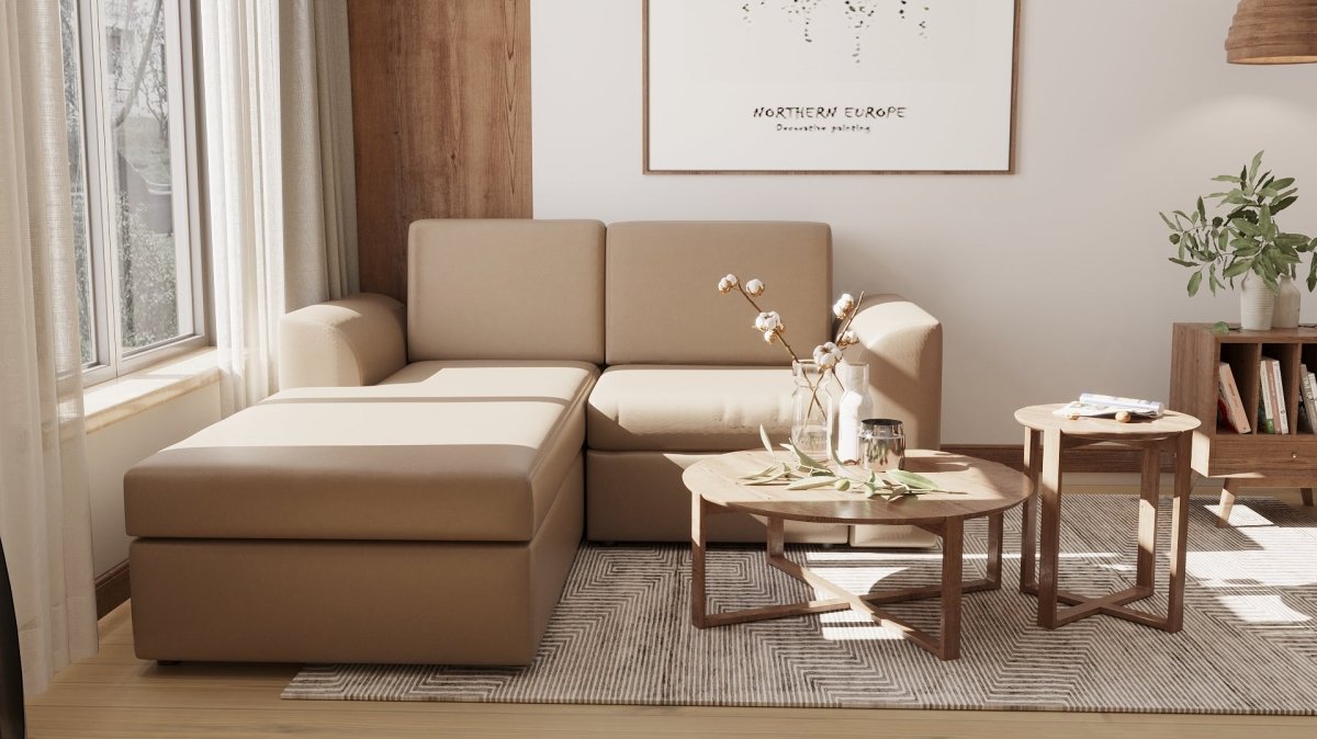 Lounge Series RHS Leatherette Sofa Set - Sekar Lifestyle