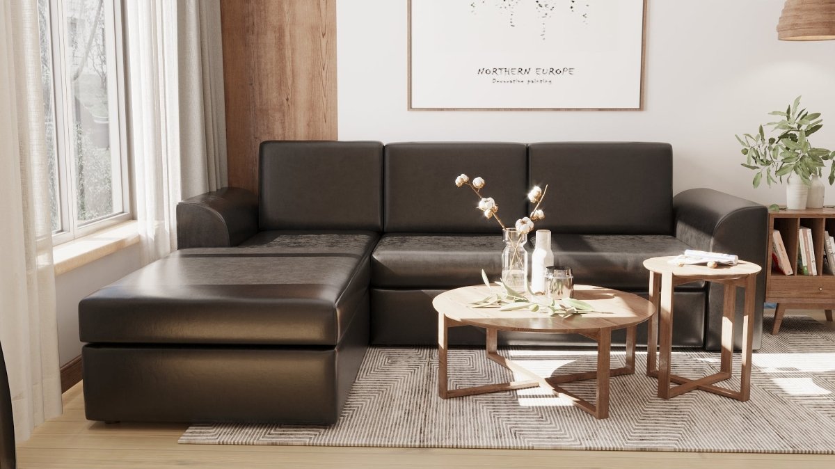 Lounge Series RHS Leatherette Sofa Set - Sekar Lifestyle