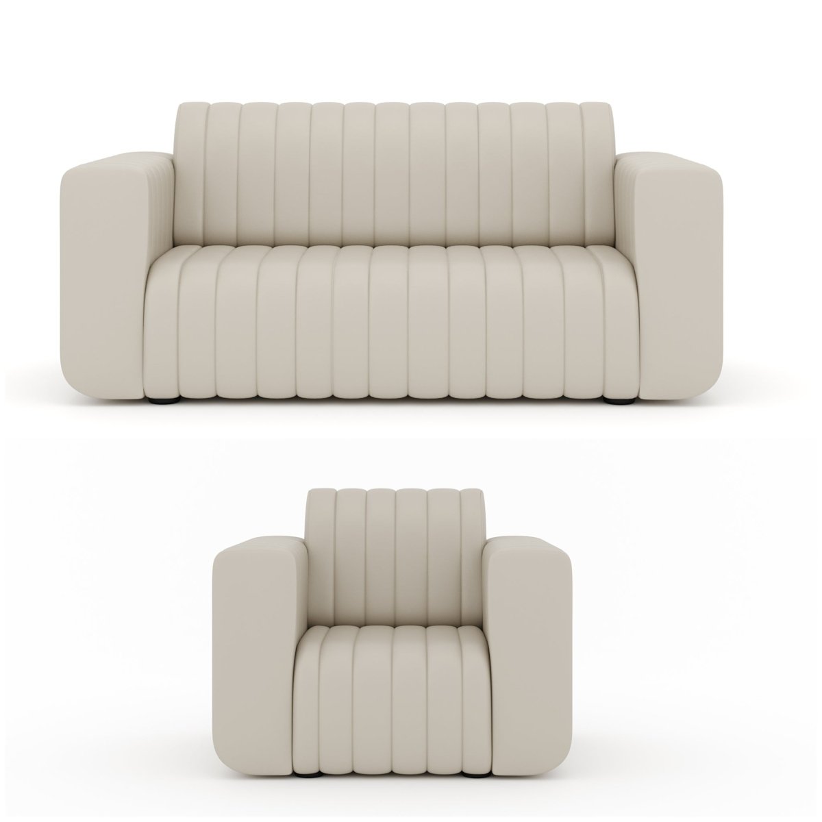 Luxury Series Leatherette Sofa Set - Sekar Lifestyle