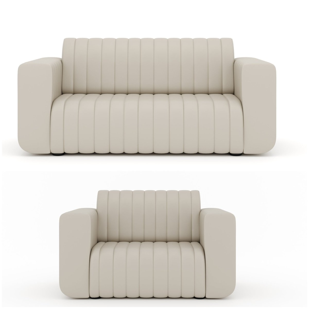 Luxury Series Leatherette Sofa Set - Sekar Lifestyle