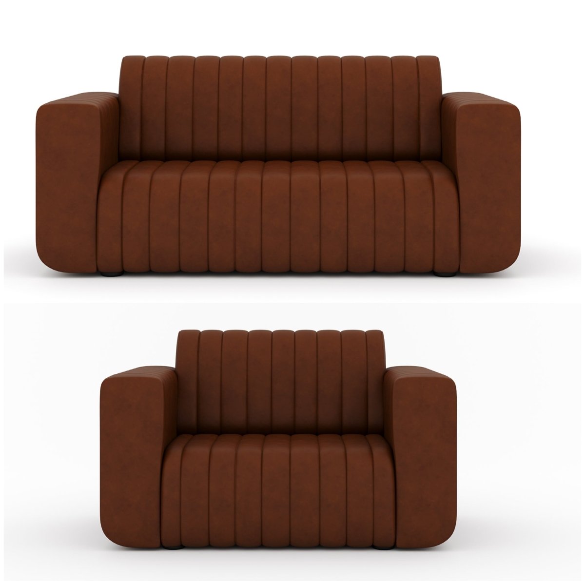 Luxury Series Leatherette Sofa Set - Sekar Lifestyle