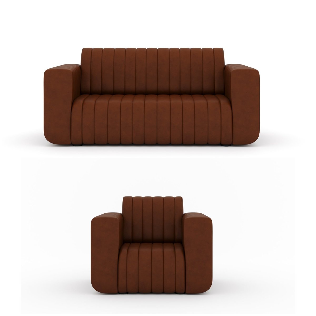 Luxury Series Leatherette Sofa Set - Sekar Lifestyle