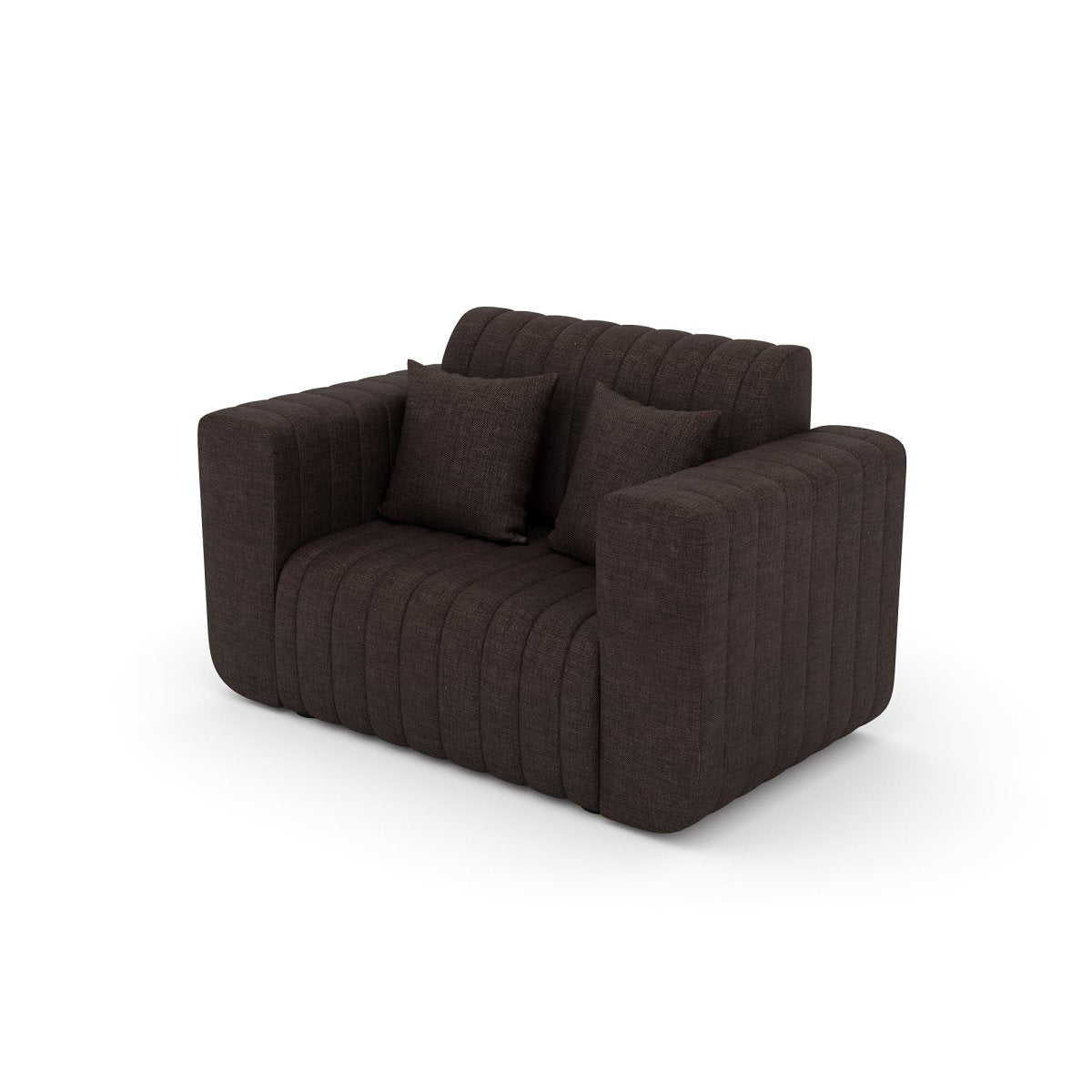 Luxury Series with Fiberfill Pillows Fabric Sofa Set - Sekar Lifestyle