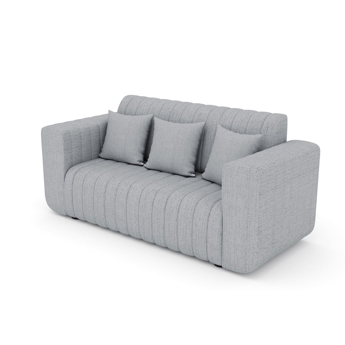 Luxury Series with Fiberfill Pillows Fabric Sofa Set - Sekar Lifestyle