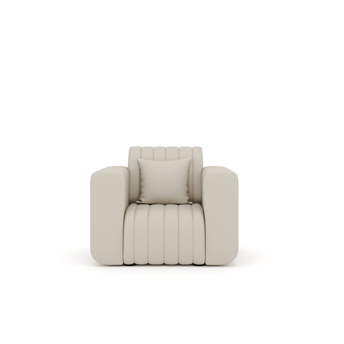 Luxury Series with Fiberfill Pillows Leatherette Sofa Set - Sekar Lifestyle